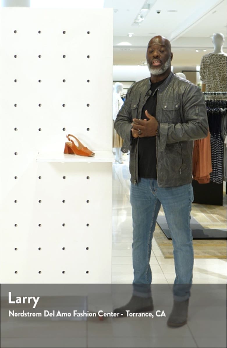 Canar Square Toe Slingback Pump, sales video thumbnail