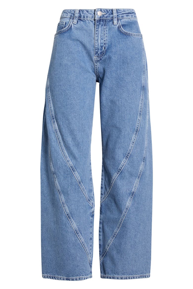 Frasier Barrel Jeans, Main, color, GRANTLY