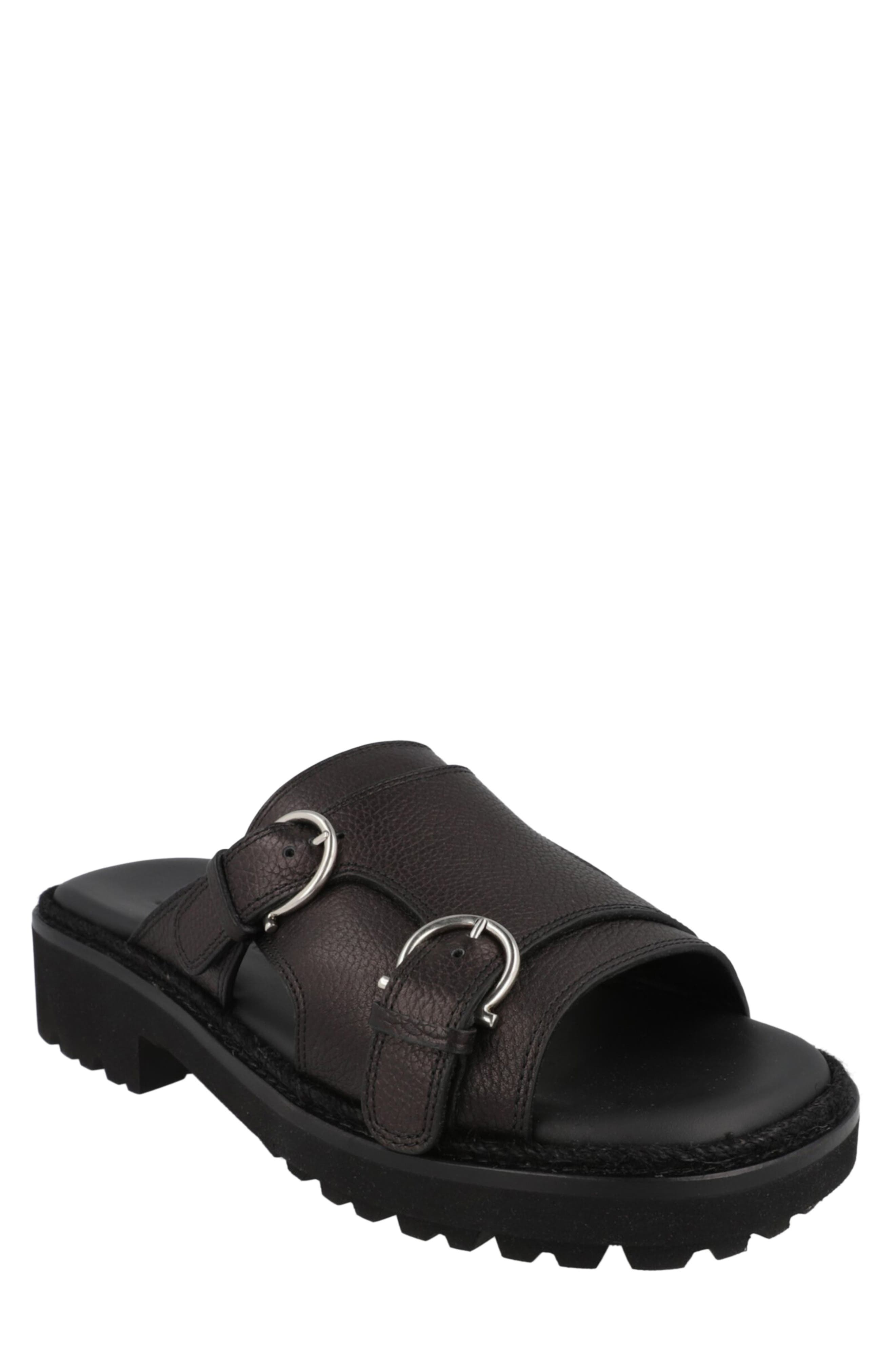 Double Strap Slide Sandal