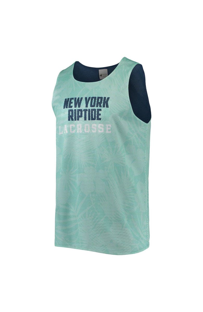 FOCO Men's FOCO Teal/Navy New York Riptide Reversible Mesh Tank Top, Alternate, color, Teal