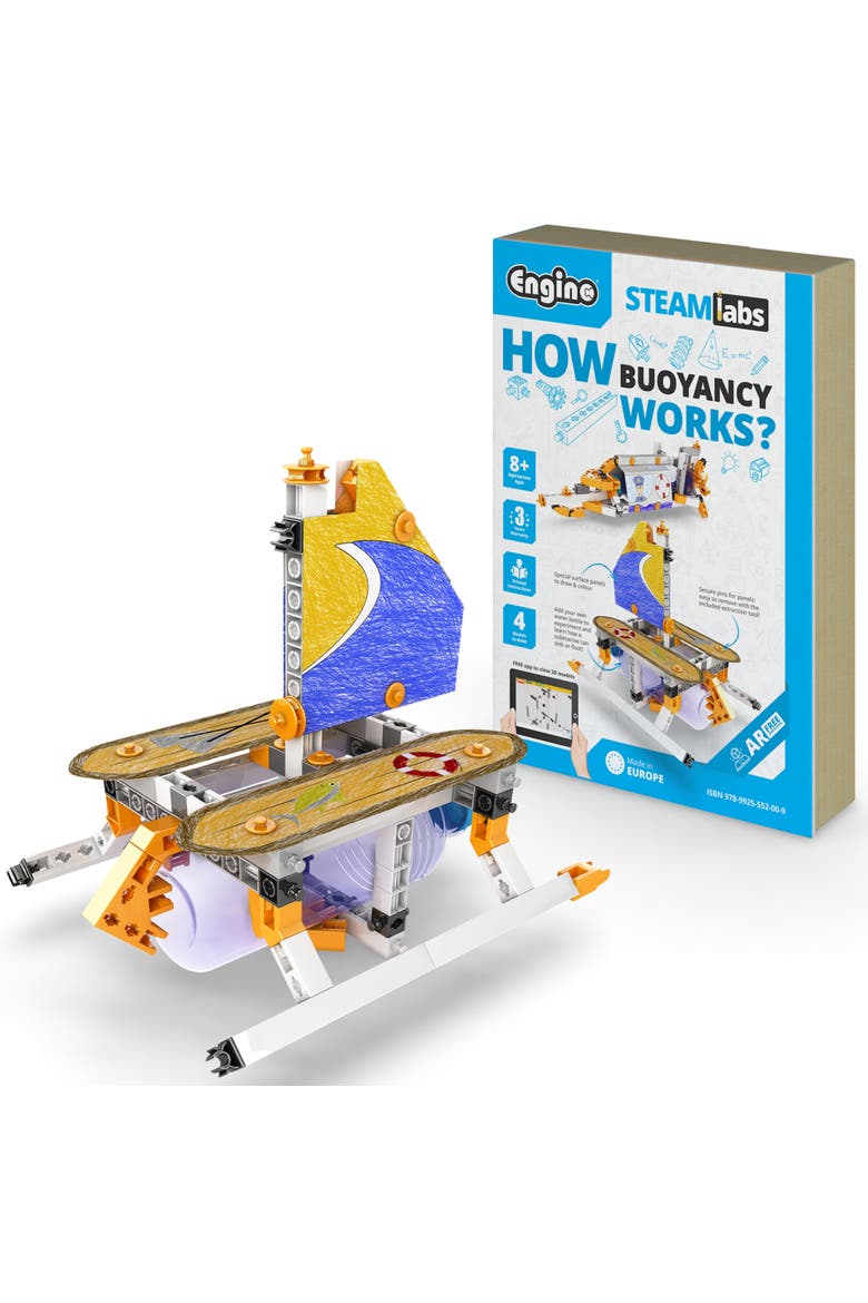 Steam Labs Junior, How Buoyancy Works 4 Model Brick Building Set, Main, color, Multicolored