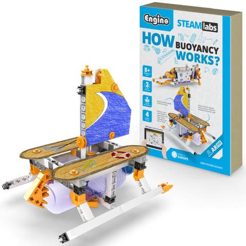 Steam Labs Junior, How Buoyancy Works 4 Model Brick Building Set