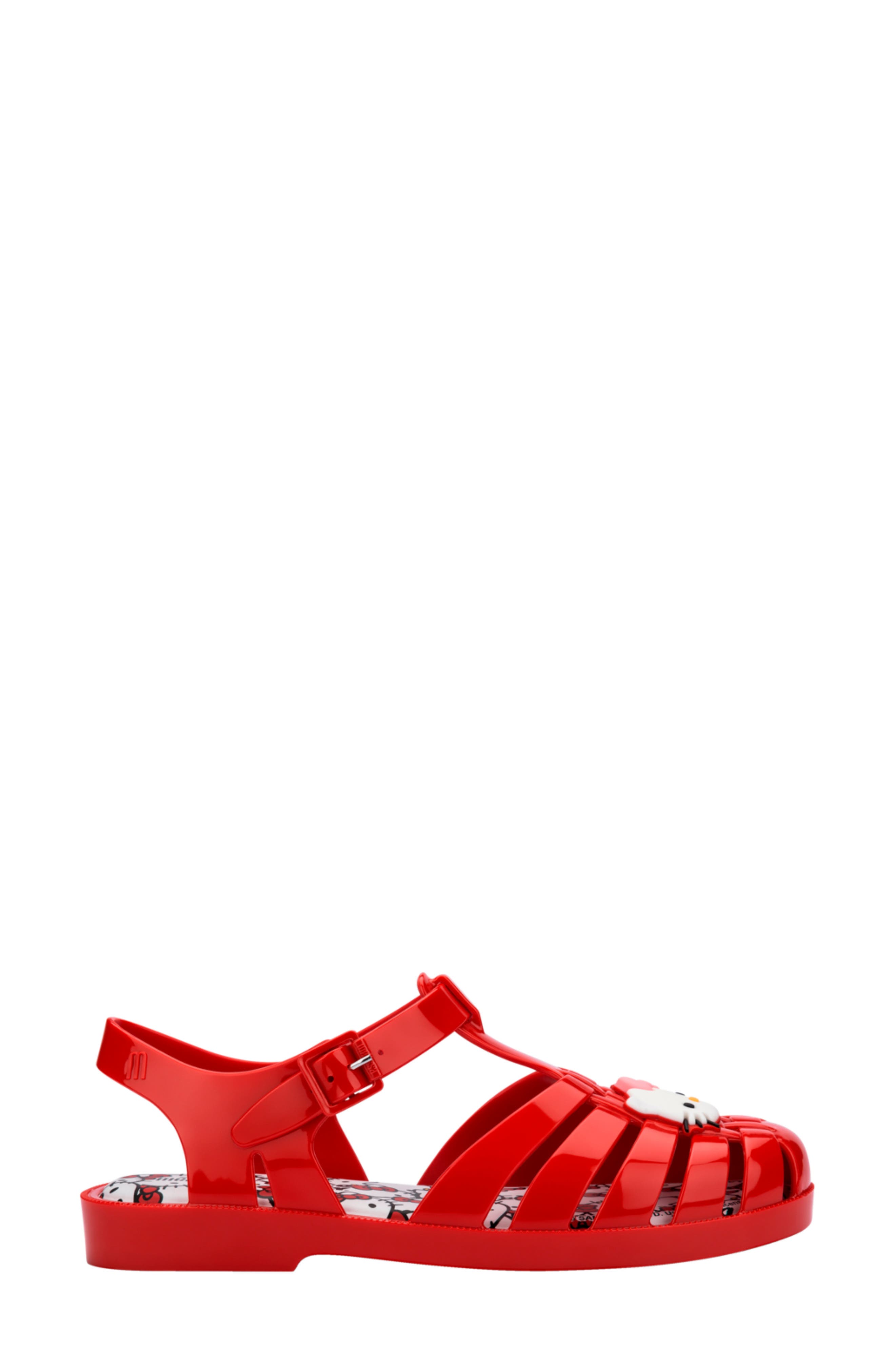 x Hello Kitty and Friends Fisherman Sandal, Alternate, color, RED