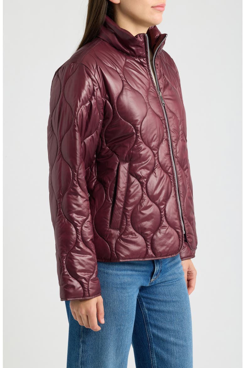 Onion Quilted Jacket, Alternate, color, FRENCH BURGUNDY