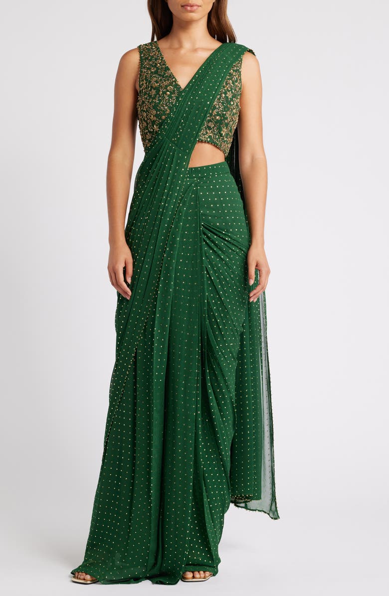 Sani Arian Drape Saree, Main, color, 