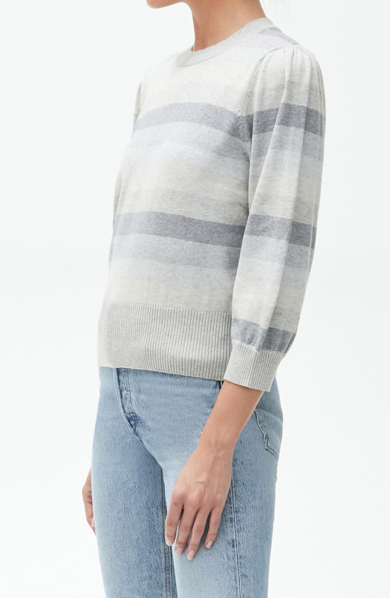 Michael Stars Dolly Stripe Puff Sleeve Sweater, Alternate, color,