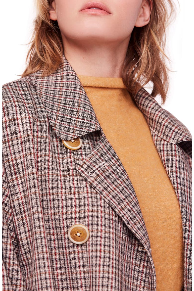 Melody Trench Coat, Alternate, color, NEUTRAL COMBO