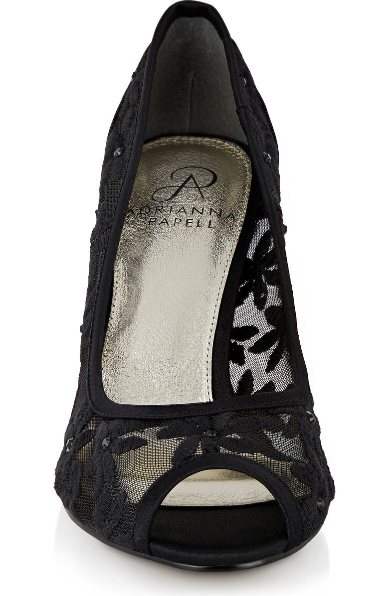 Adrianna Papell Frances Peep Toe Pump, Alternate, color,