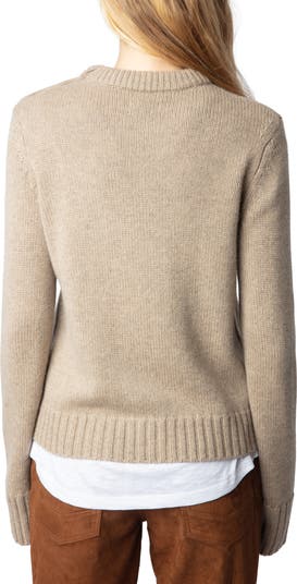 ZADIG&VOLTAIRE - 定価8.7万✨️ZADIG&VOLTAIRE♡カシミヤニット セーター 薄手 Zadig & Voltaire Malty Shoulder Button Cashmere Sweater