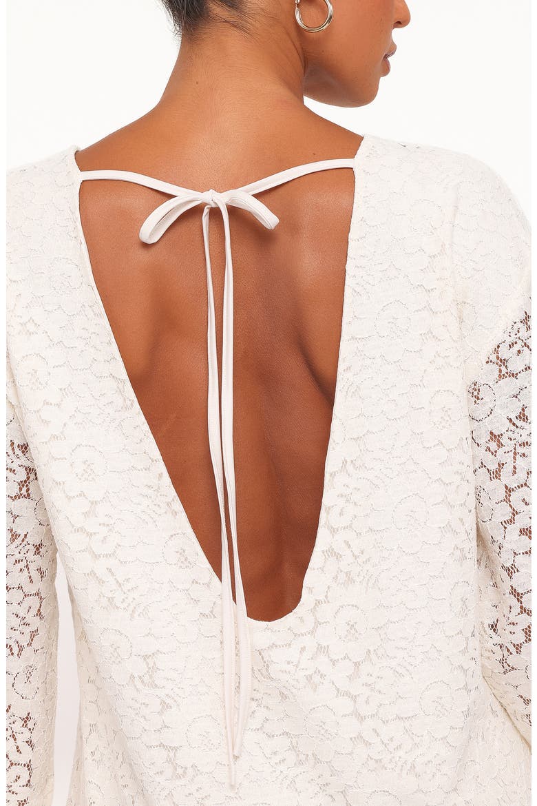 Lula Lace Minidress, Alternate, color, CREAM LACE