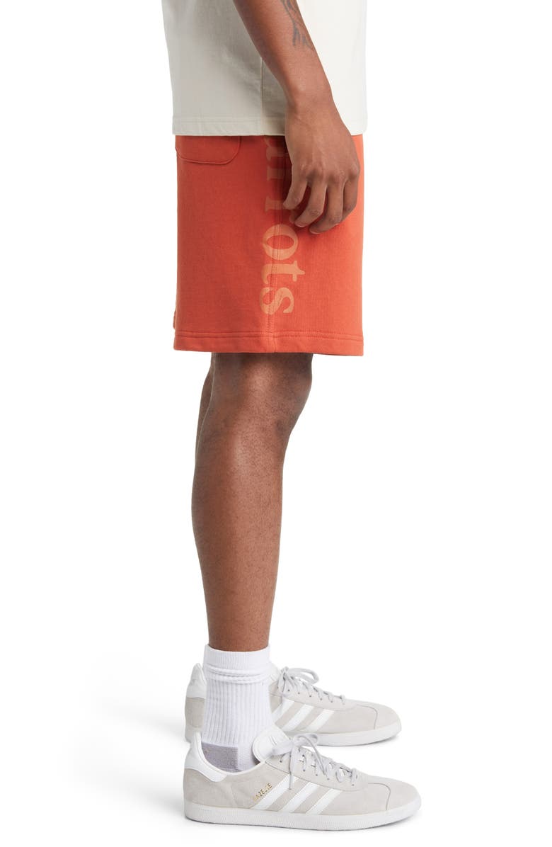 CARROTS BY ANWAR CARROTS Wordmark Cotton Logo Graphic Sweat Shorts, Alternate, color,