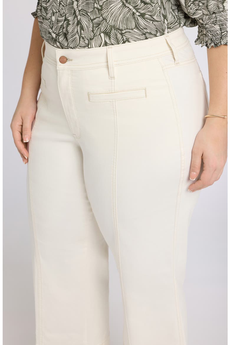 Teresa Seamed Ankle Wide Leg Jeans, Alternate, color, VINTAGE WHITE