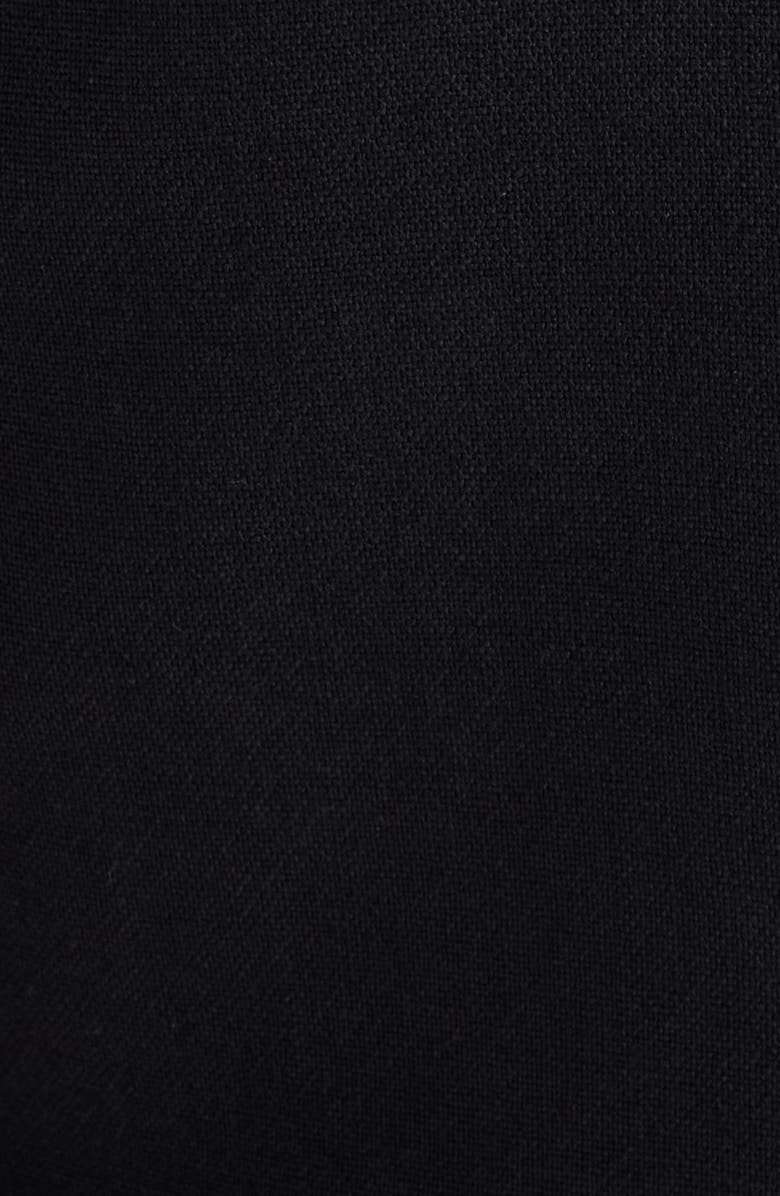 Courrèges Cutout Wool Blend A-Line Dress, Alternate, color, Black