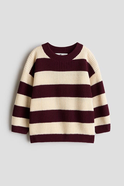 Patent-Knit Sweater