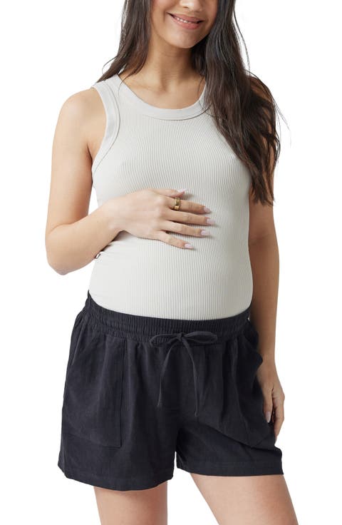Seamless Rib Maternity Tank