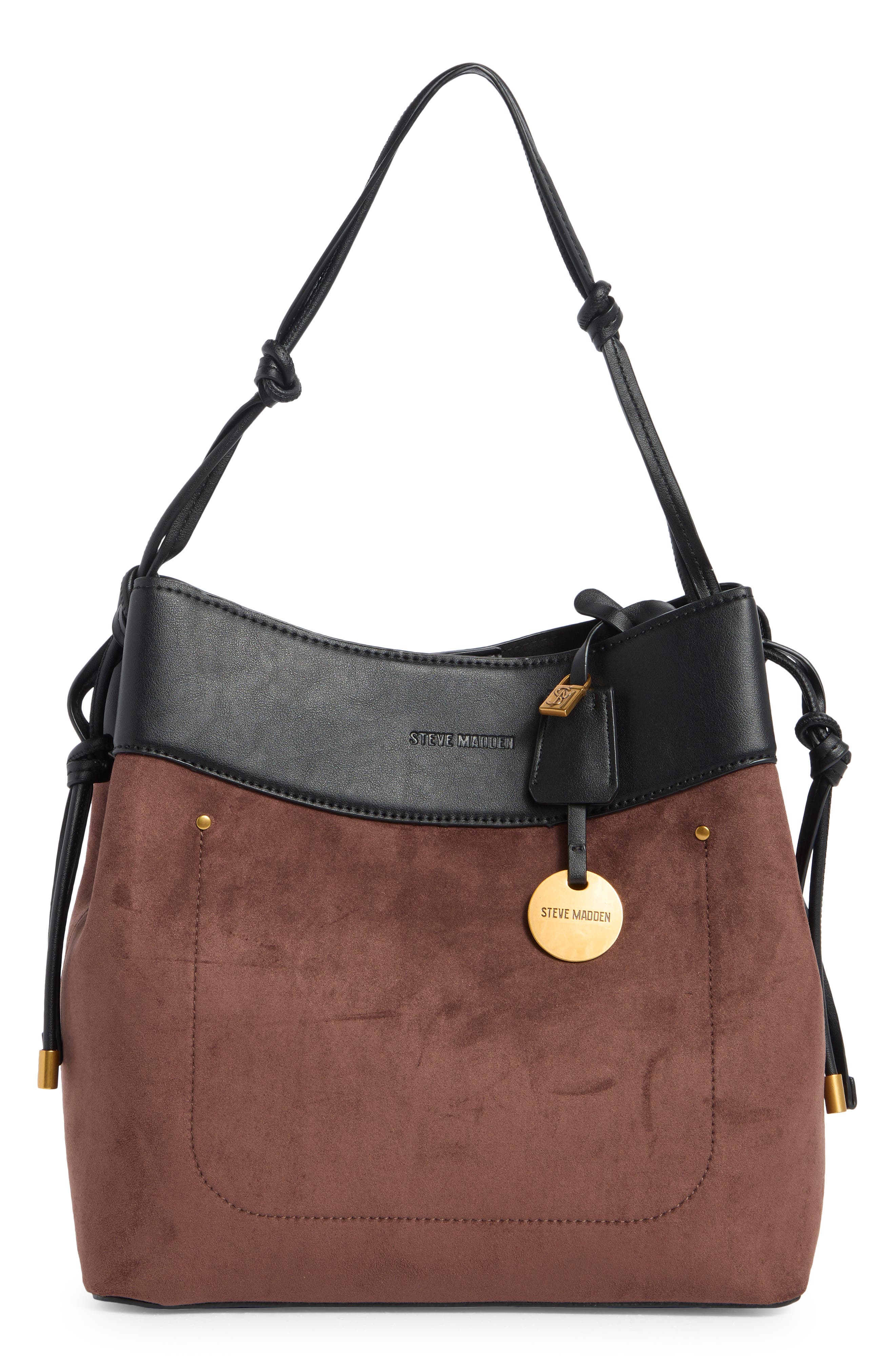 Steve Madden Opal Mixed Media Hobo Bag