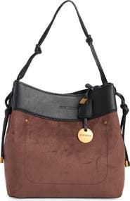 Steve Madden Opal Mixed Media Hobo Bag