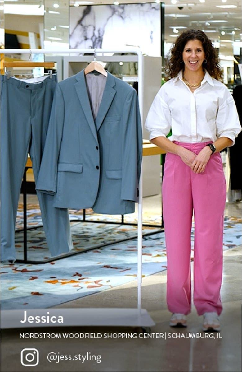 Harrogate Solid Wool & Cashmere Suit, sales video thumbnail