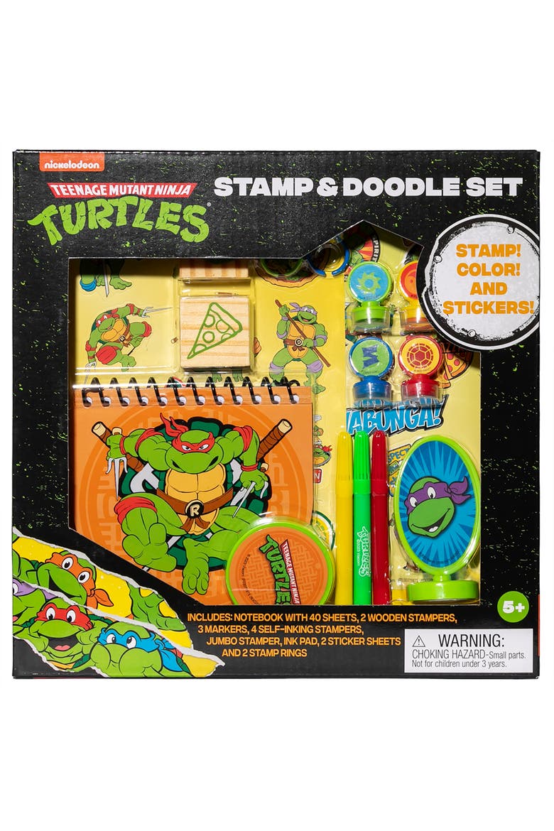 Stamp & Doodle, Teenage Mutant Ninja Turtles Craft Set, Kids 5+, Main, color, Multicolored
