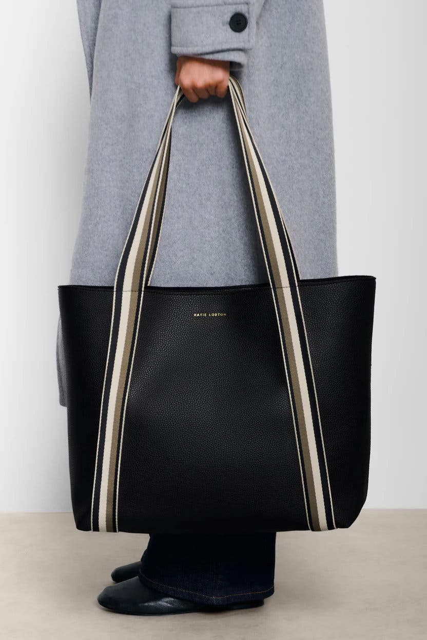 Katie Loxton Hallie Tote Bag in Black, Alternate, color, 