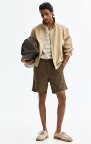 H&M Regular-fit linen-blend shorts