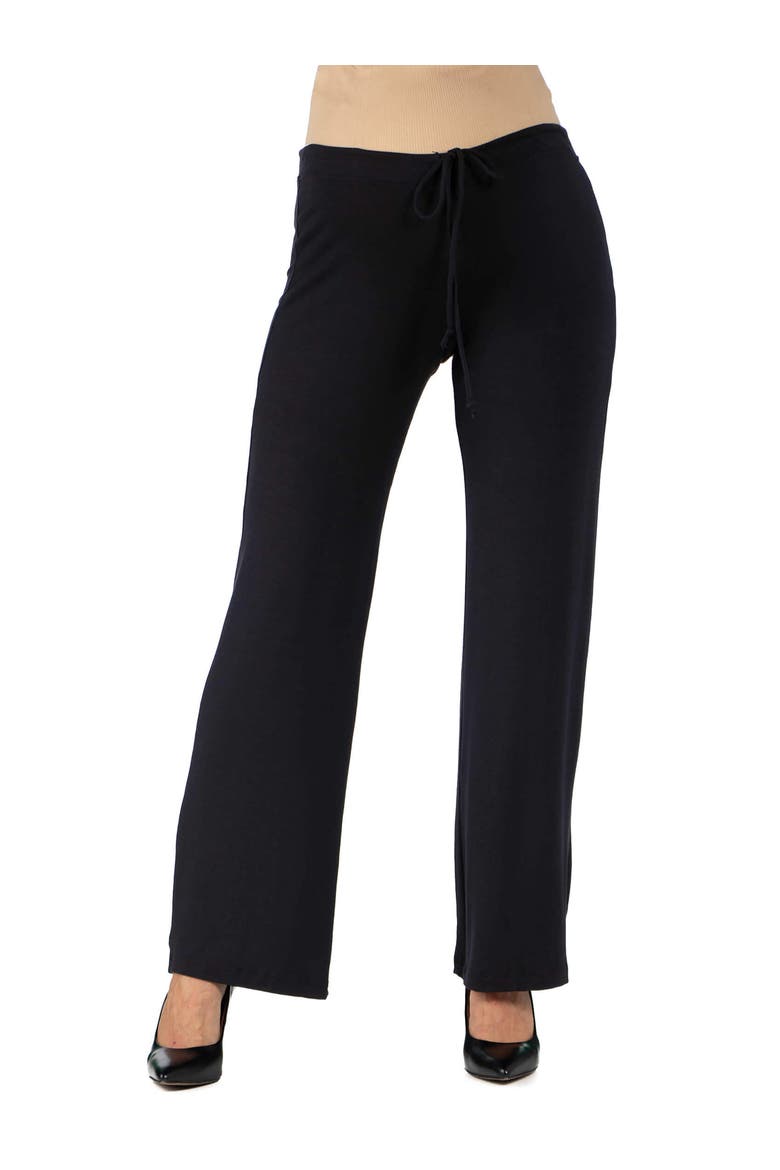 Maternity Drawstring Lounge Pants, Main, color, Black