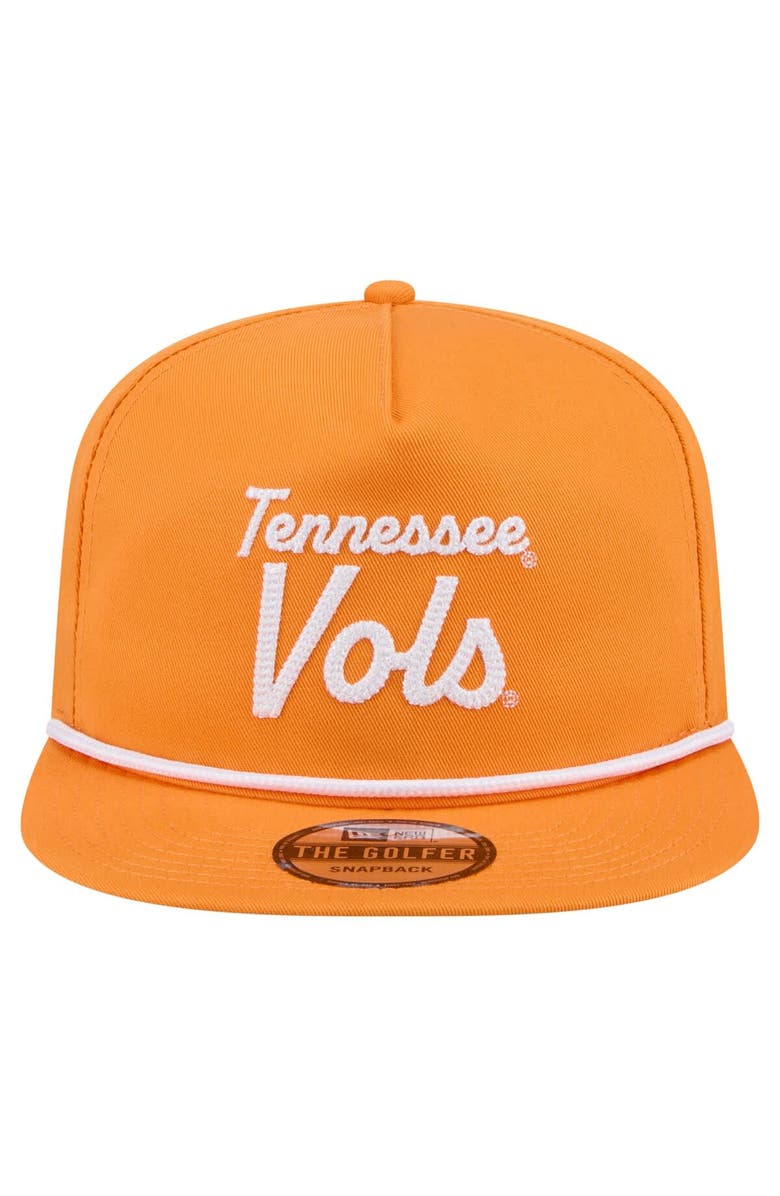 New Era Men's New Era Tennessee Orange Tennessee Volunteers Adventure Team Text Golfer Snapback Hat, Alternate, color,