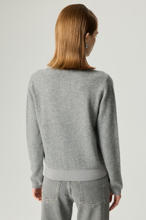 Nocturne Polo Knit Sweater In Gray