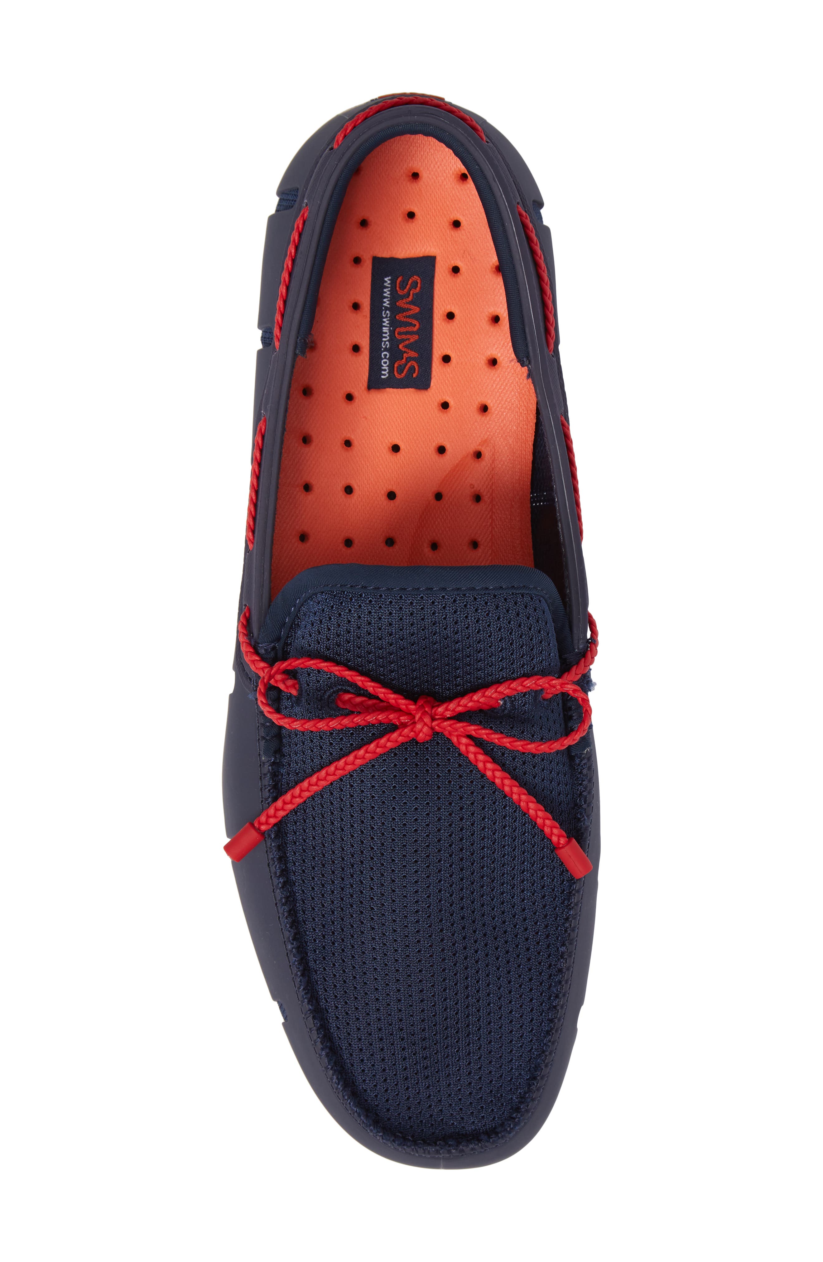 Swims Lace Loafer, Alternate, color, Navy/ Navy/ Red
