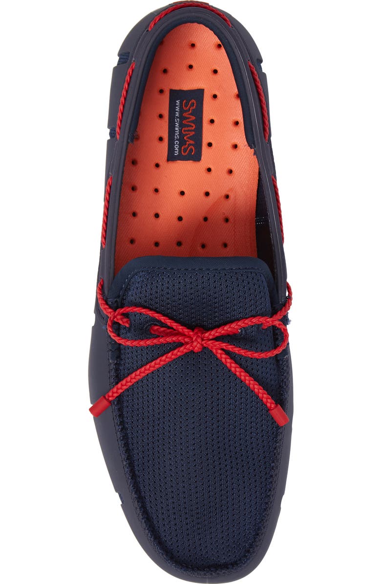 Swims Lace Loafer, Alternate, color, Navy/ Navy/ Red