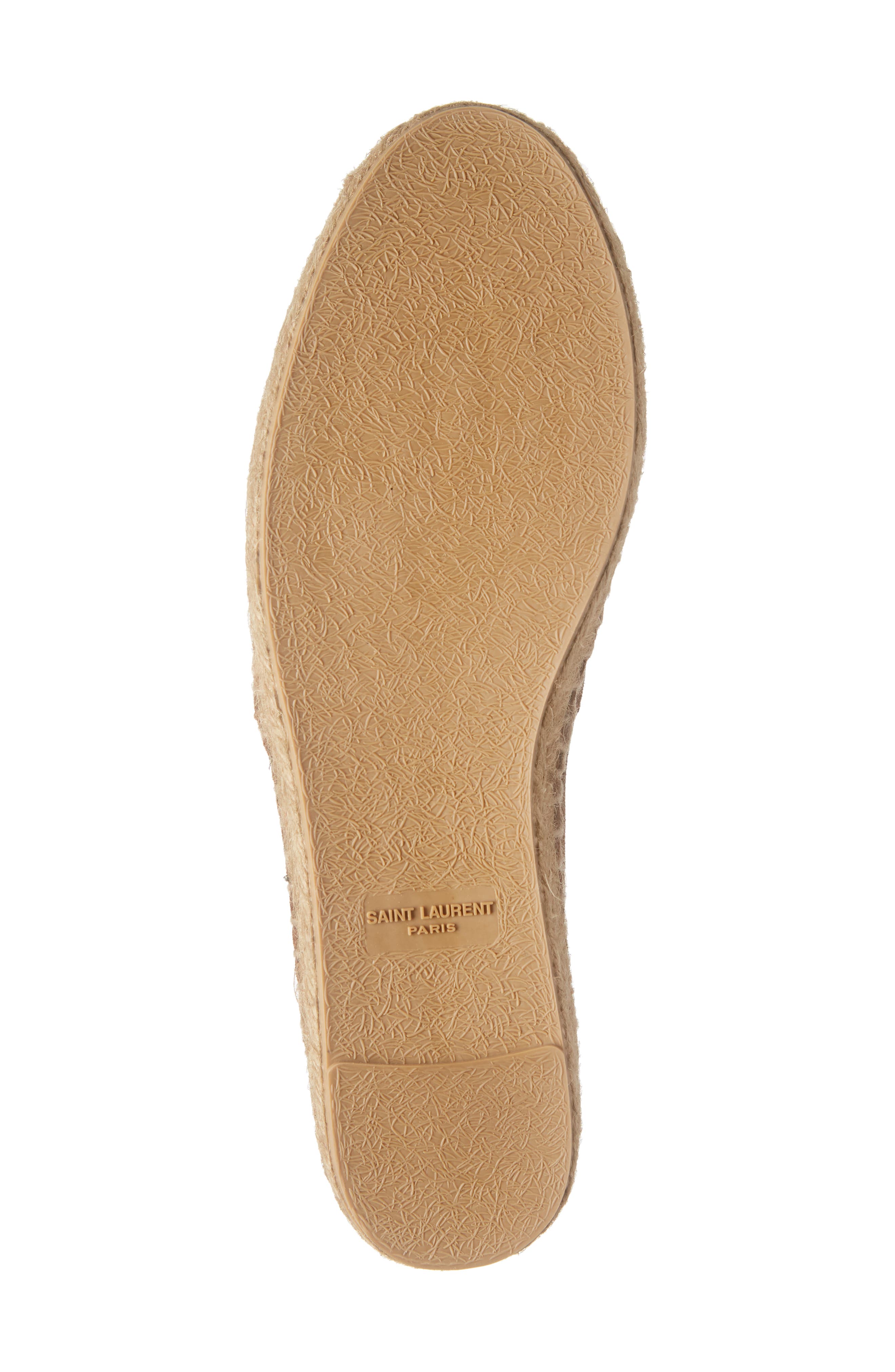 Saint Laurent Espadrille Flat, Alternate, color, 