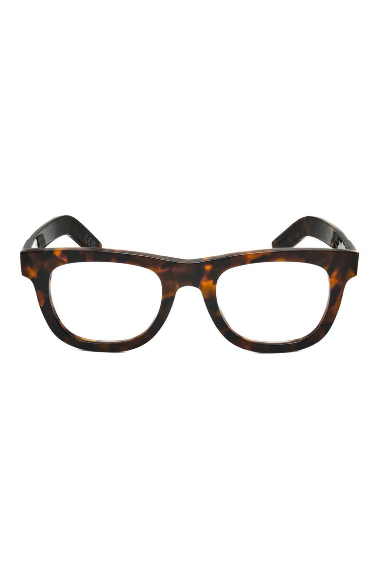 55mm Rectangular Optical Glasses, Main, color, TORT