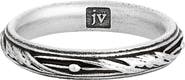 John Varvatos Sterling Silver Band Ring