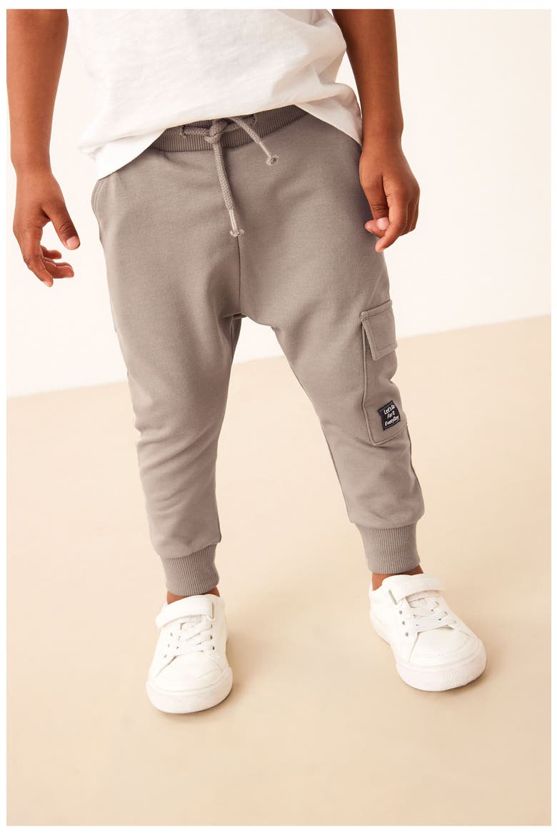 Kids' Stretch Cotton Utility Skinny Joggers, Alternate, color, GREY