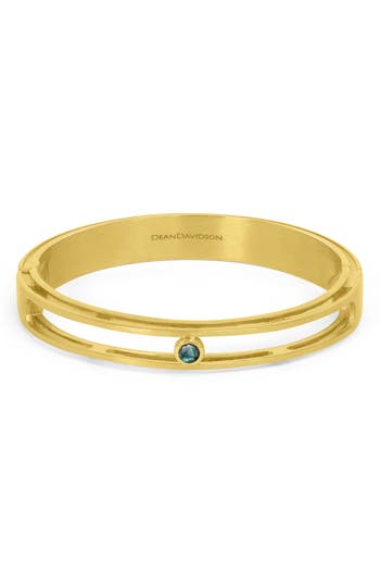 Dean Davidson Signet Pedestal Ring In Labradorite/gold