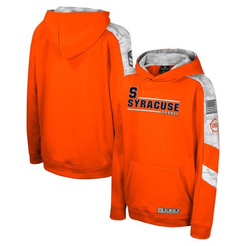 Youth Colosseum Orange Syracuse Orange OHT Military Appreciation Cyclone Digital Camo Pullover Hoodie