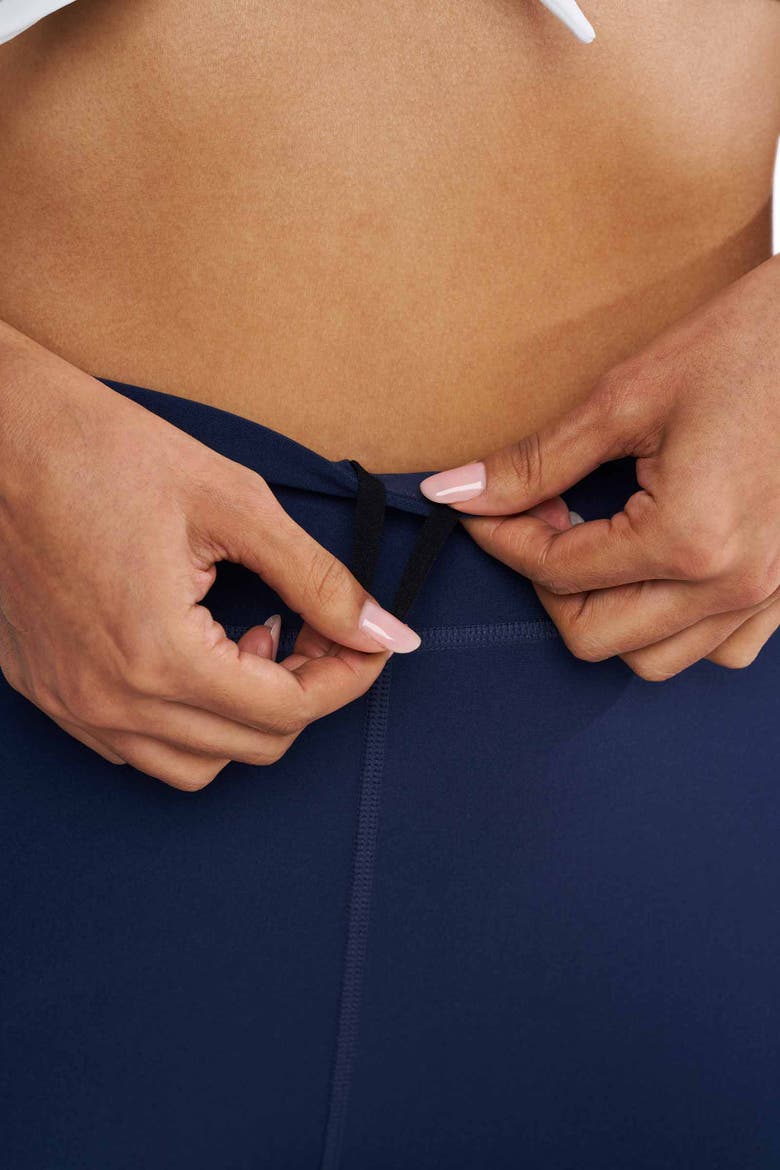 Women's Deep Water Swim Capris, UPF 50+ Sun Protection, Alternate, color, Navy