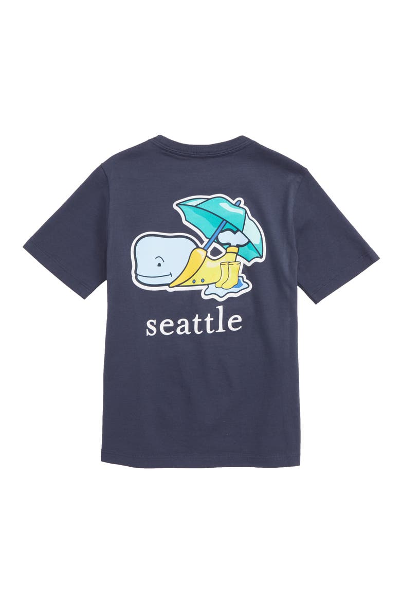 Seattle Whale Pocket T-Shirt, Alternate, color, BLUE BLAZER