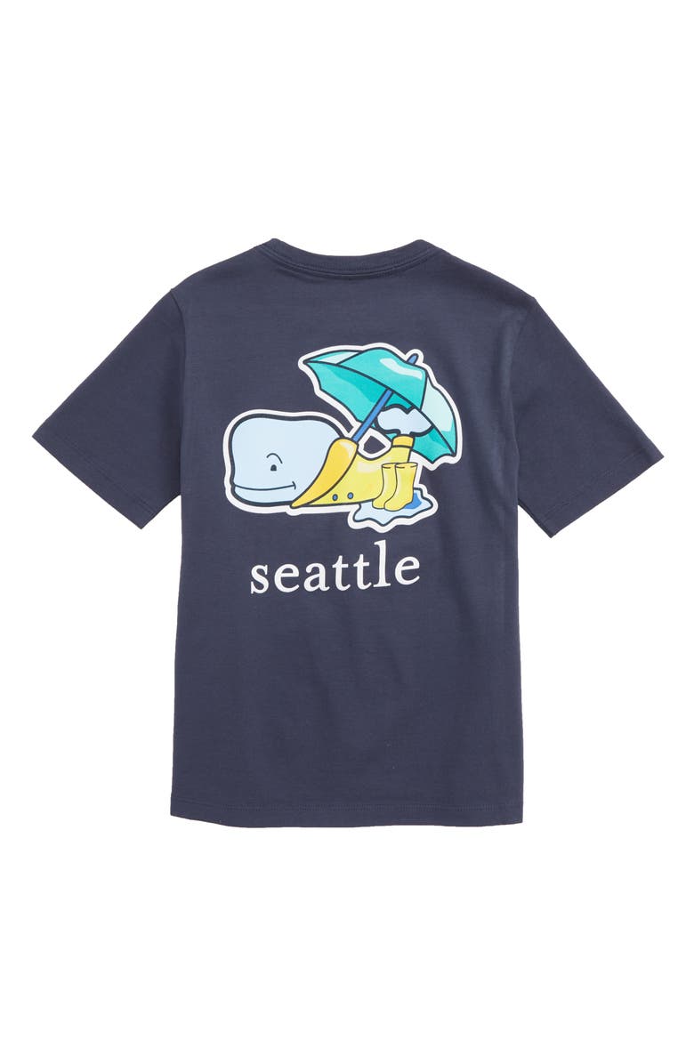vineyard vines Seattle Whale Pocket T-Shirt, Alternate, color,