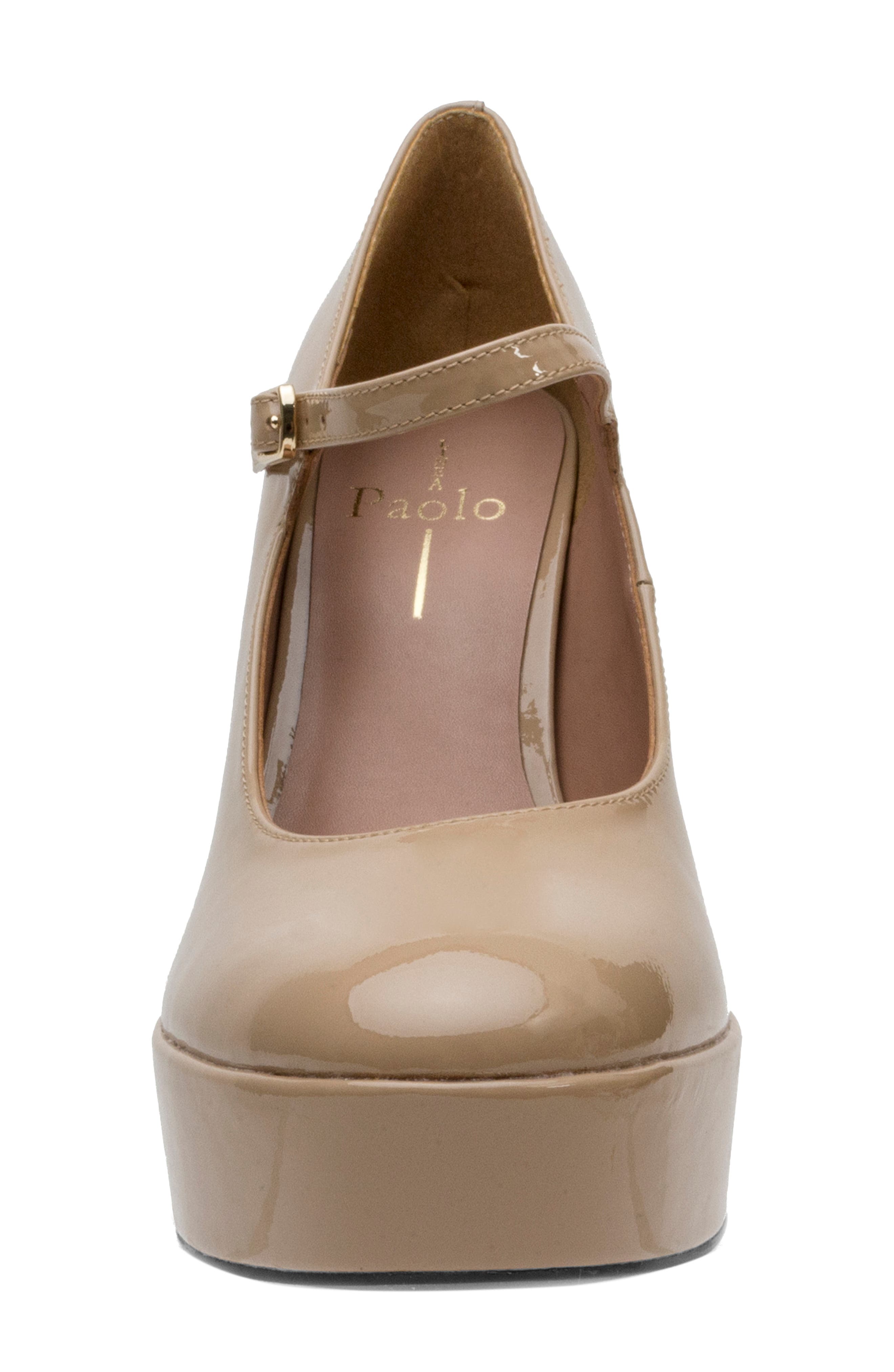 Linea Paolo Isadora Mary Jane Platform Pump, Alternate, color, Maple Sugar