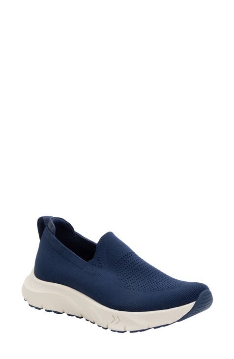 Womens navy blue slip shops on shoes