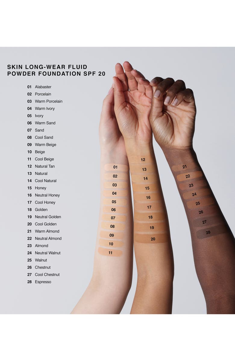 Bobbi Brown Skin Long-Wear Fluid Powder Foundation SPF 20, Alternate, color,