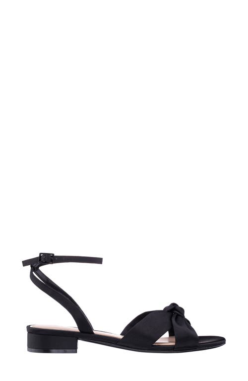 Nina Sulma Ankle Strap Sandal In Black