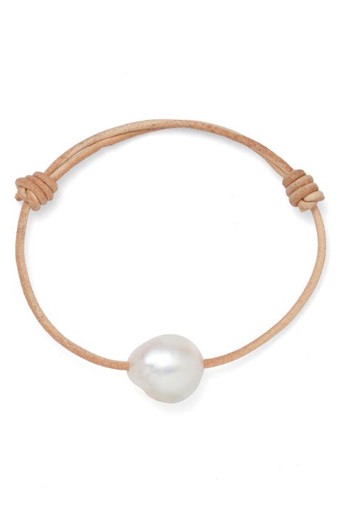 Freshwater Pearl Knot Bracelet