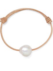 Lady Grey Freshwater Pearl Knot Bracelet