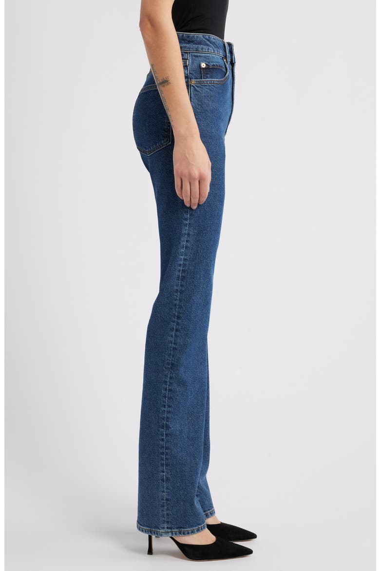 The Ruler High Waist Straight Leg Jeans, Alternate, color, WRITTEN
