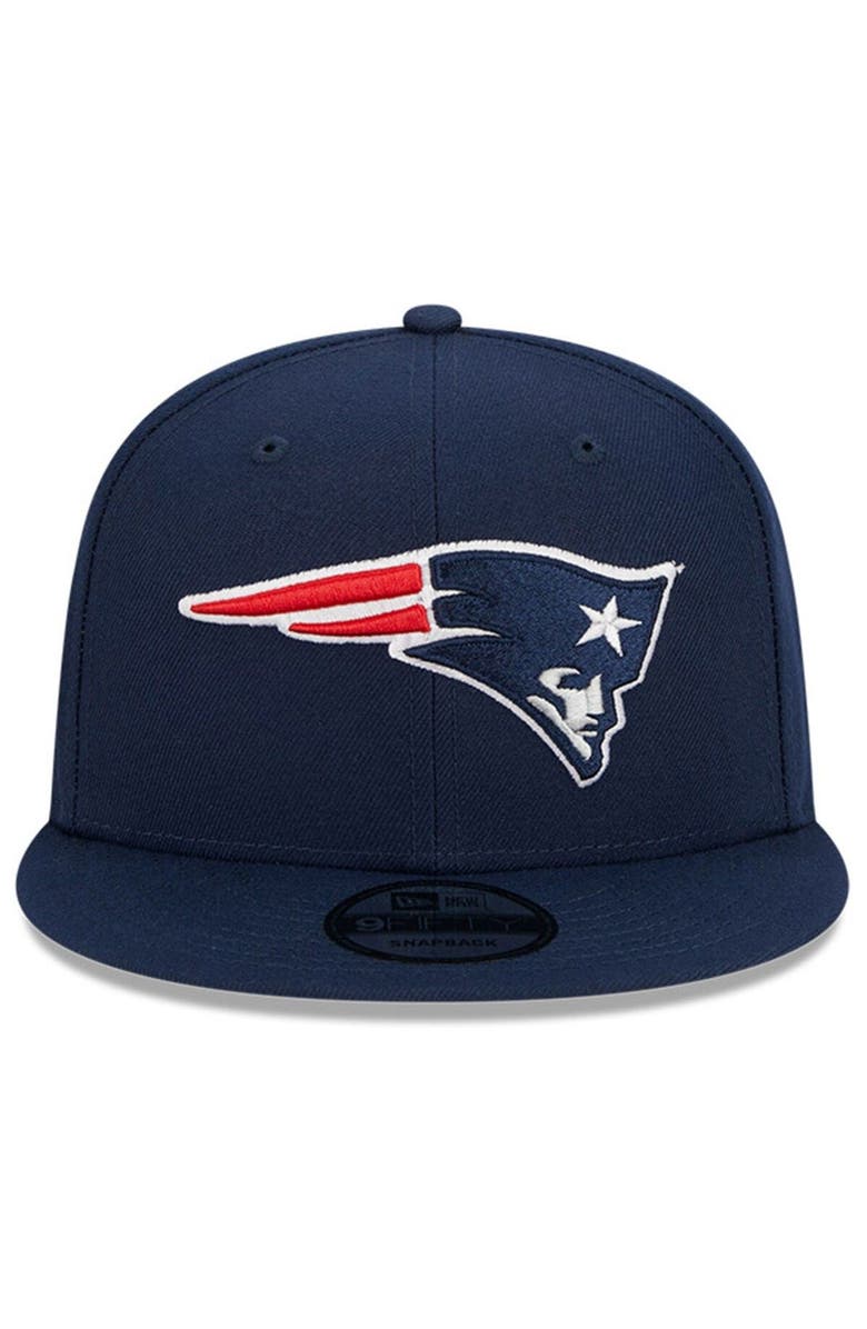 New Era Unisex New Era  Navy New England Patriots The NFL ASL Collection by Love Sign Side Patch 9FIFTY Snapback Hat, Alternate, color, 