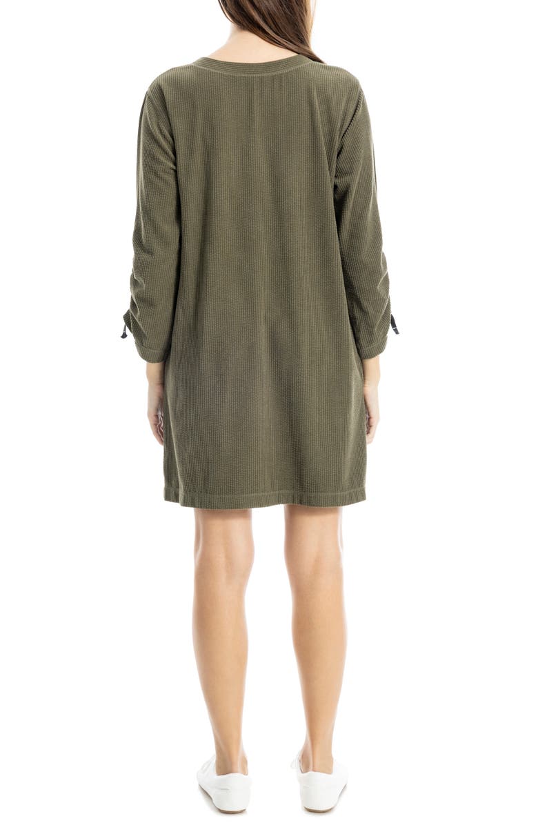 MAX STUDIO Corduroy Dress, Alternate, color, Sage