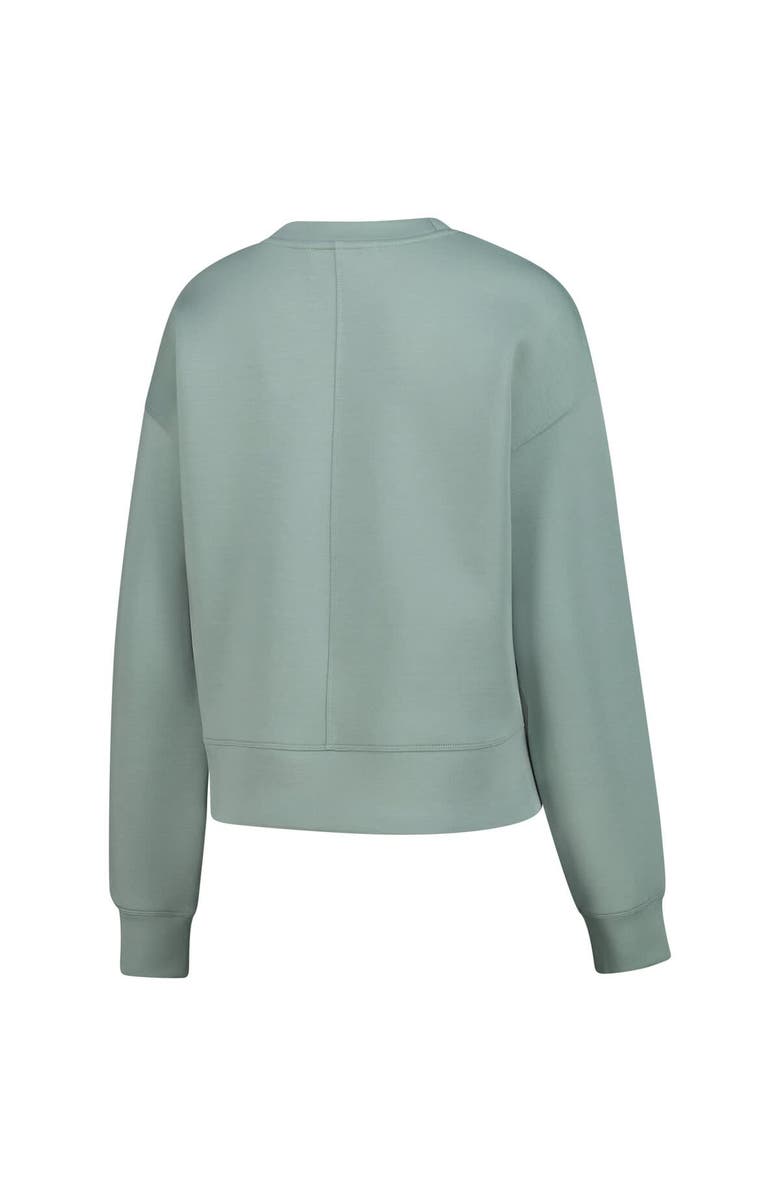 LEVELWEAR Women's Levelwear  Green USWNT Luxe Sponge Tri-Blend Pullover Sweatshirt, Alternate, color, Green