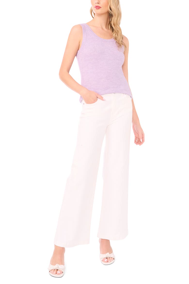 Scoop Neck Sleeveless Sweater, Alternate, color, SOFT LAVENDER